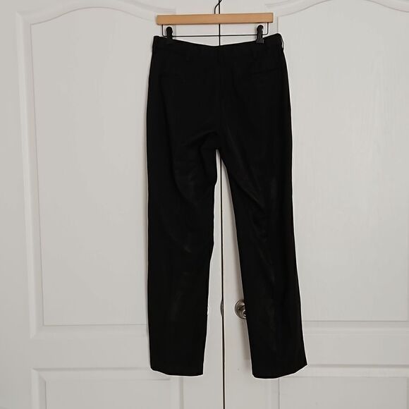 Haggar Men Casual Dress Pants 32×32 Black - Picture 4 of 16
